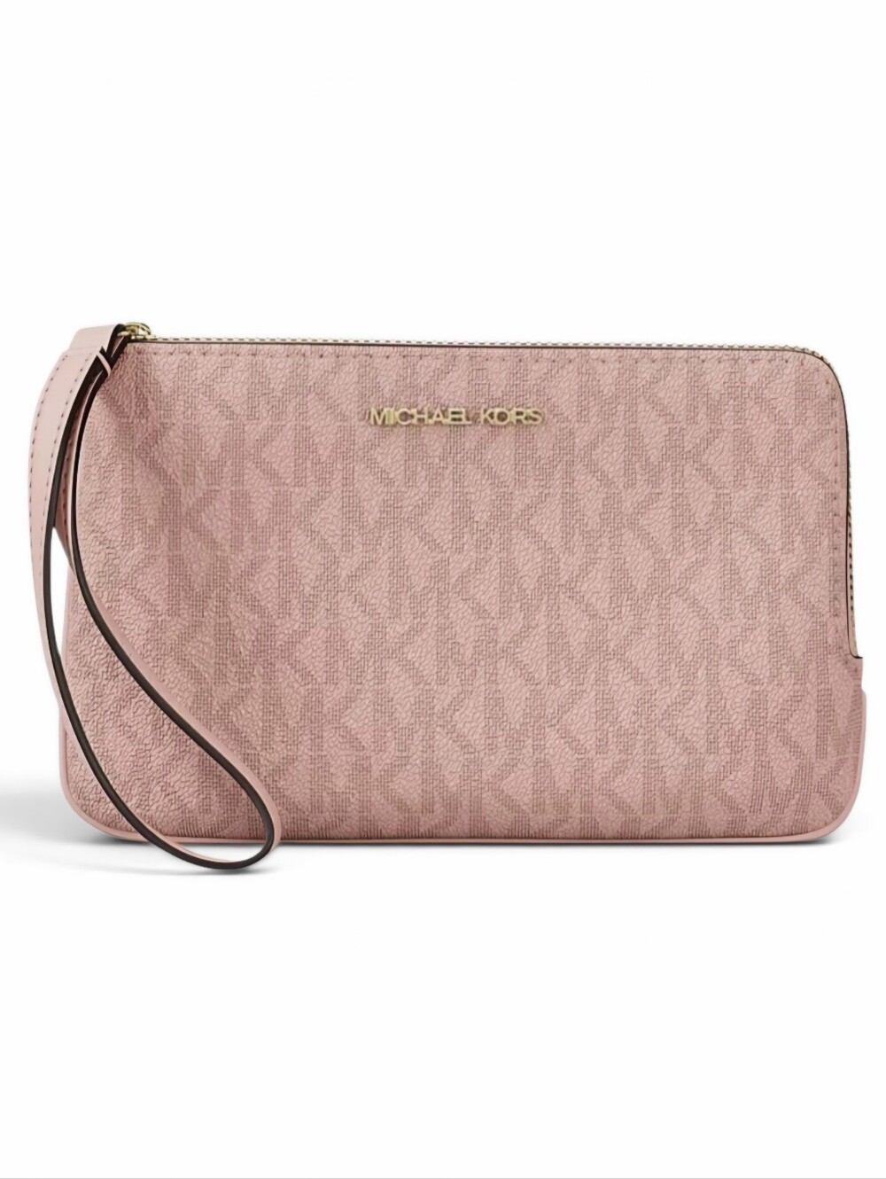 Michael Kors Dusty Pink Signature Wristlet Pouch